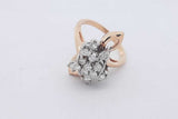 0.56cttw Diamond Ring In 14k Yellow Gold 8 Grams Size 8 Eb0726irrsa