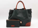 Dooney & Bourke Pebble Grain Brenna Bag Forest Green Aa0726rzsa