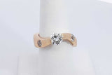 1.43ctw Diamond Ring In 14k Yellow Gold 10.8 Grams Size 7 Eb1225lewrdu