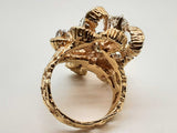 1.05 Cttw Diamonds 14k Yellow Gold 10.6g Ring Size 6.25 Do0225ixzde