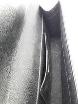 Yves Saint Laurent Kate Black Leather Clutch Eb0626orxde
