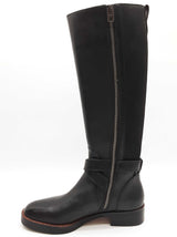 Coach Turnlock Black Leather Riding Boots Size Us 6 Womens Do0325orde