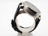 Louis Vuitton Qa173 44 Tambour Street Driver Green Steel Watch Do0425wwxzde