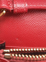 Yves Saint Laurent Cassandre Quilted Leather Envelope Chain Wallet Eb0526clrsa