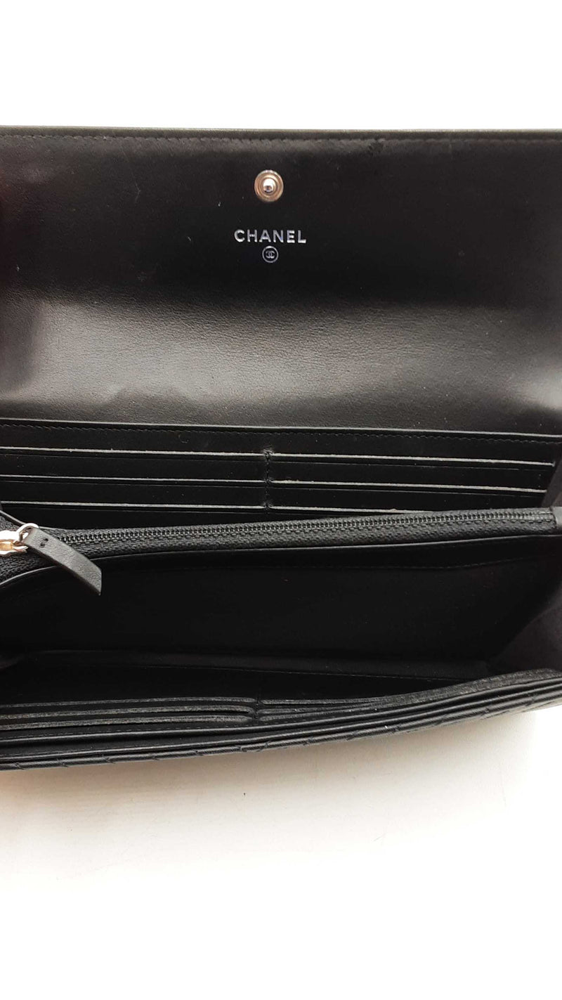 Chanel Caviar Quilted Boy Flap Wallet Black Sd0725izxdu