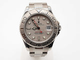 Rolex 35mm Yacht-master Silver Dial Platinum Bezel Steel Watch Do0825cxzxde
