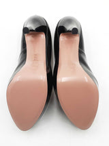 Gucci Lisbeth Black Patent Leather Platform Pumps Size Eu 38.5 Fw0825lxzdu