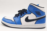Nike Air Jordan 1 Mid Se 'Signal Blue' Sneakers Size 11 Dd6834-402 Eb0825rxsa