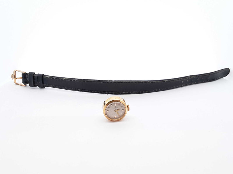 1959 Rolex Chameleon 18k Gold 15mm Watch With 10 Straps 7.4 Grams Fw0925pzxzdu