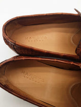 Harrys Of London Basel Alligator Penny Loafers Size 41 Eb0925lorde