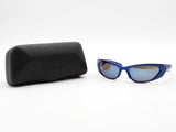 Balenciaga Bb0181s Blue Sunglasses With Case Aa0926lzxsa