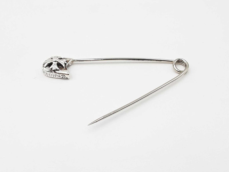 Chrome Hearts Large Safety Pin In Sterling Silver Fw1025pxzdu