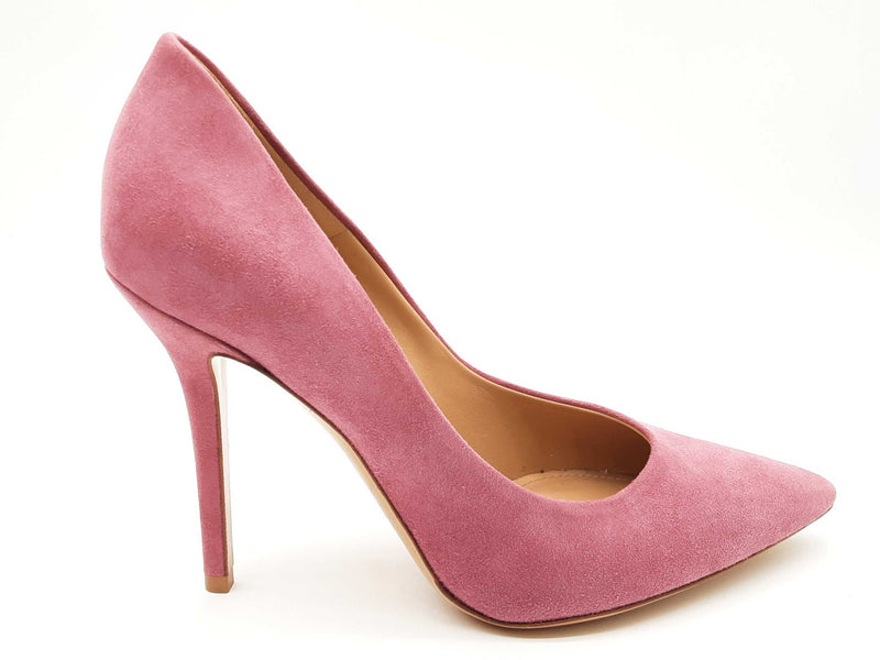 Salvatore Ferragamo Susi 100 Pink Suede Heels Size 8 Lh1223crde