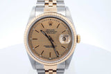 Rolex Oyster Perpetual Datejust 36mm Houndstooth Dial Watch Eb0726rrxzde