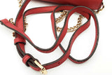 Michael Kors Red Saffiano Leather Envelope Crossbody Wallet Eb0925oxsa