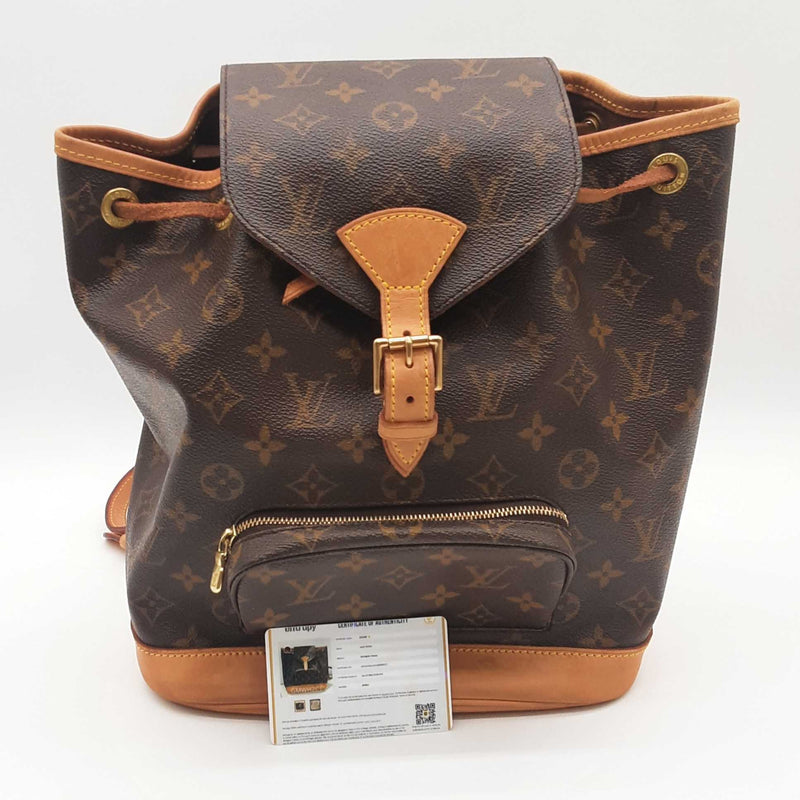 Louis Vuitton Montsouris Mm Monogram Canvas Backpack Sd0925pzxde