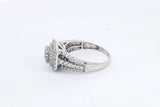 Approx. 2.04ctw Diamond Ring In 10k White Gold 3.5 Grams Size 8 Eb0824wrxsa