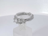 1.0 Cttw Diamond 14k White Gold Ring 3.9 Grams Size 8 Aa0625rzxsa