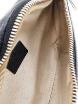 Gucci Logo Embossed Black Leather Belt Bag Eb1025woxdu