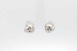 Tiffany & Co. 925 Sterling Silver Knot Stud Earrings 6.8 Grams Eb0626lorsa