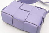 Bottega Veneta Wisteria Purple Intrecciato Mini Cassette Crossbody Eb0226orxsa