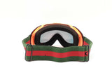Gucci Web Fluorescent Orange Ski Goggles With Red Spectra Lens Fw0625llrdu