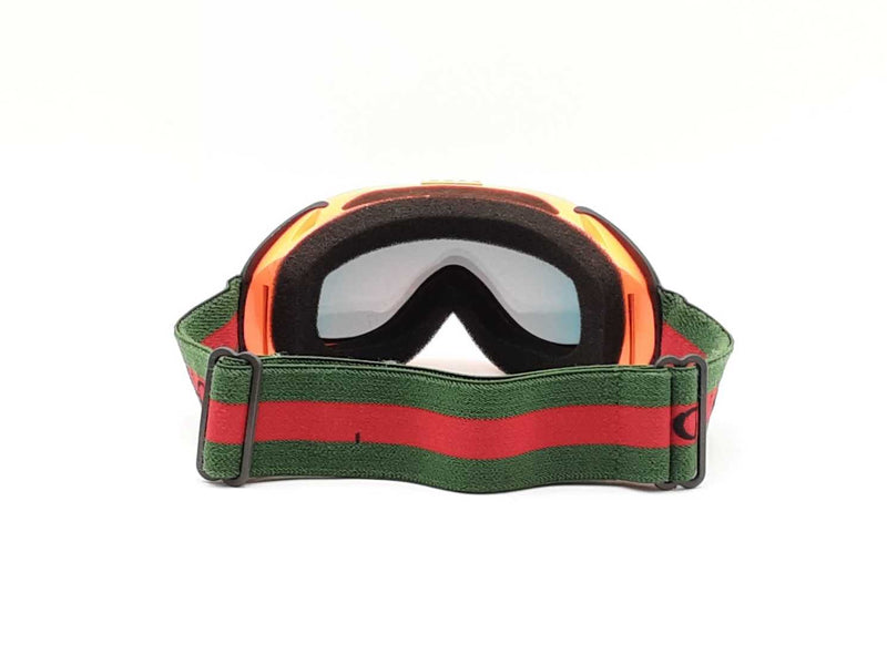 Gucci Web Fluorescent Orange Ski Goggles With Red Spectra Lens Fw0625llrdu