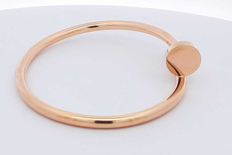 Cartier 18k Rose Gold Juste Un Clou Bracelet 32.89 Grams Size 17 Eb0125pxxzsa