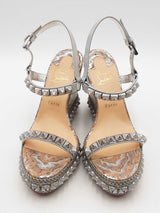 Christian Louboutin Pira Ryad Liege Laser Wavy Wedges Size 41 Eb0126lrxsa