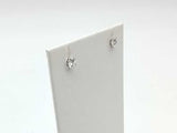 0.76 Dwt Lab Grown Diamond 1 Grams Double 14k White Gold Double Stud Earrings Mk0925wssmia
