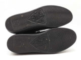 Gucci Ace Sneakers In Gg-embossed Perforated Black Leather Size 10.5 Fw0626lordu