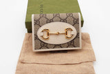 Gucci Horsebit Gg Supreme Canvas Wallet Eb0926wxzde