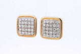 1.5ctw Diamond Stud Earrings In 14k Yellow Gold 6.4 Grams Eb0225wxzsa