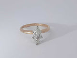 1.16 Cttw Diamond 14k Yellow Gold Marquis Ring 2.4 Grams Size 7 Aa0825loxzsa