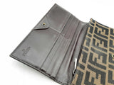 Fendi Zucca Pattern Canvas Bifold Long Wallet Fw0824lrxsa