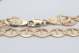 14k Yellow Gold Mariner Chain Necklace 17.2 Grams 24 Inch Eb0426exzsa