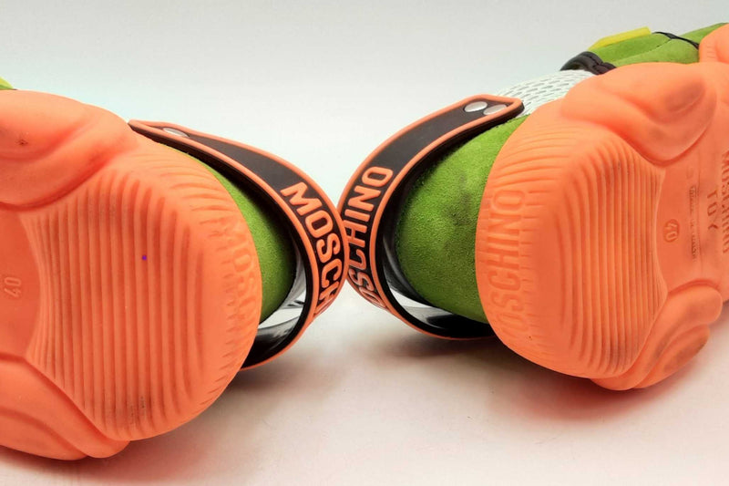 Moschino Couture Fluo Teddy Shoes Sneakers Size 40 Eb1124crsa