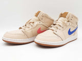 Air Jordan 1 Mid Utility Fleece Pearl White Do2207-264 Size 6y Sd0226oodu