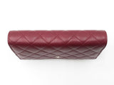 Chanel Classic Wallet On Chain In Burgundy Quilted Caviar Leather Fw0326lexzdu