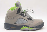 Nike Air Jordan 5 Retro 'Green Bean' Sneakers Size 9 Dm9014-003 Eb1025rxsa