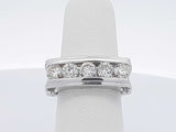 1.20 Cttw Diamond 14k White Gold 9.9 G Ring Size 6 Aa0726lzxzsa