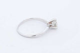 0.35ctw Diamond Solitaire Ring In 14k White Gold 1.6 Grams Size 5.5 Eb0825oxzde