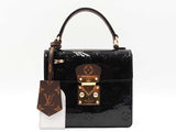 Louis Vuitton Spring Street Bag In Black Monogram Vernis Fw0126lxzxdu
