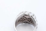 1.3cttw Diamond Ring In 18k White Gold 25.4 Grams Size 9.75 Eb0926oxxzde