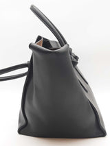 Celine Tie Knot Black Leather Tote Bag Eb1025wxzde
