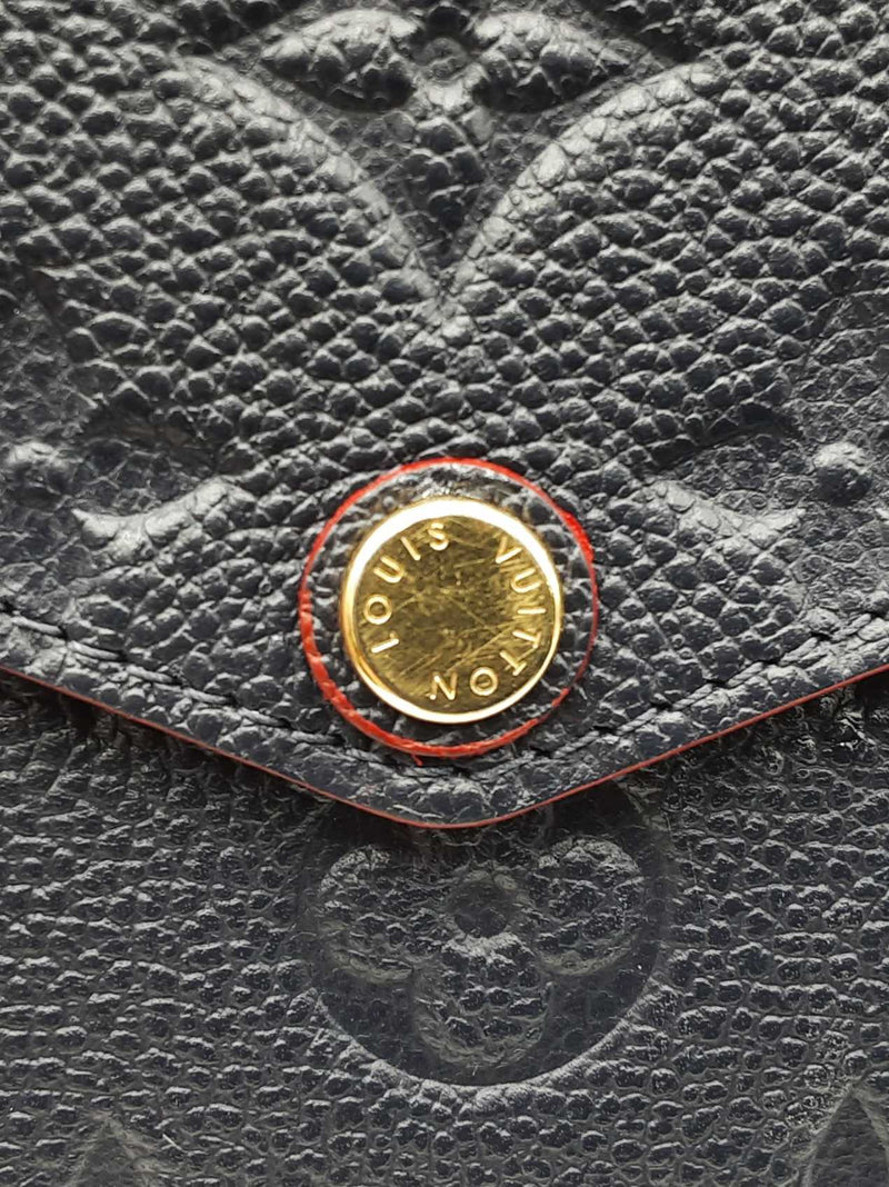 Louis Vuitton Pochette Félicie In Navy Monogram Empreinte Leather Fw0925izxdu