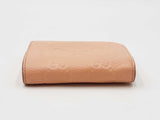 Gucci Small Bifold Wallet In Gg Supreme Peach Leather 0826lxzdu