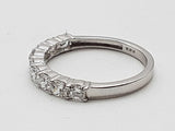 0.96 Cttw Lab Grown Diamonds 14k White Gold 1.85g Ring Size 6.5 Do0726ixzde
