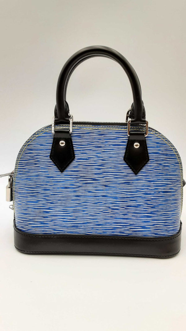 Louis Vuitton Epi Alma Bb Textured Leather Top Handle Bag Ebrrxdu 144030004384