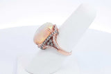 Levian Opal & Diamond Ring In 14k Rose Gold 9.1 Grams Size 7 Eb0924loxzdu